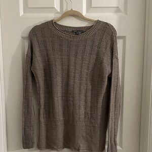 Vince Taupe Ribbed Sweater